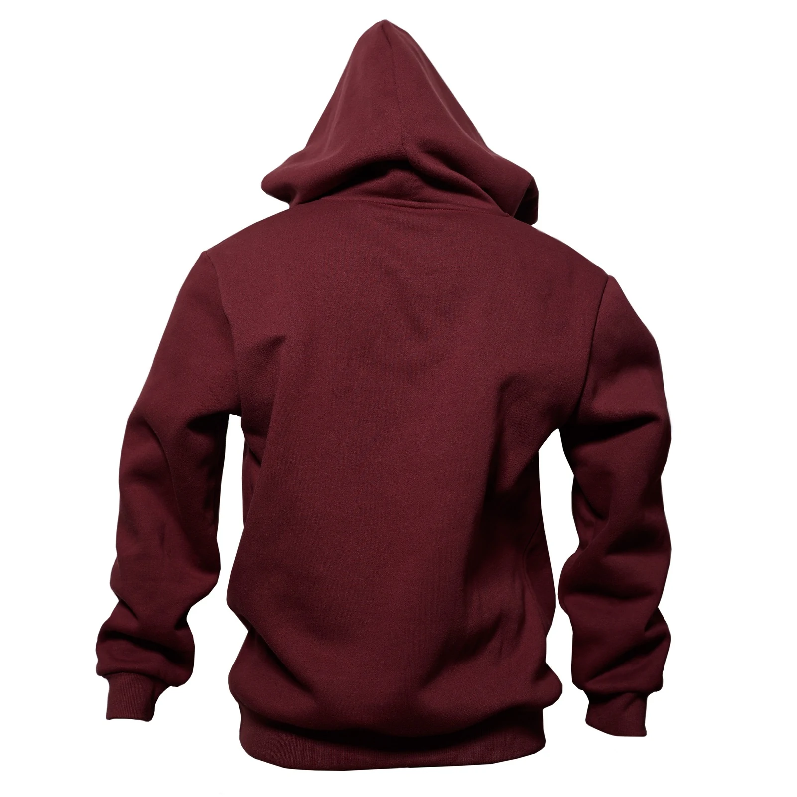 Burgundy Estate Hoodie back view